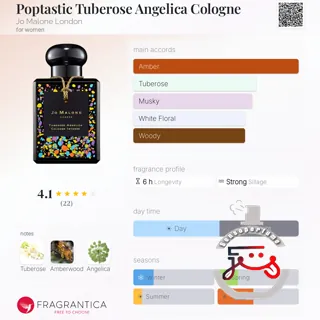 Poptastic Tuberose Angelica Cologne Jo Malone London